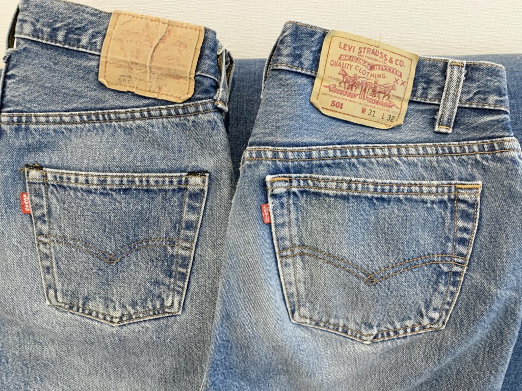 ウエスト78USA製　Levi's 501 バレンシア　赤耳　セルビッジ　グランジ　80s