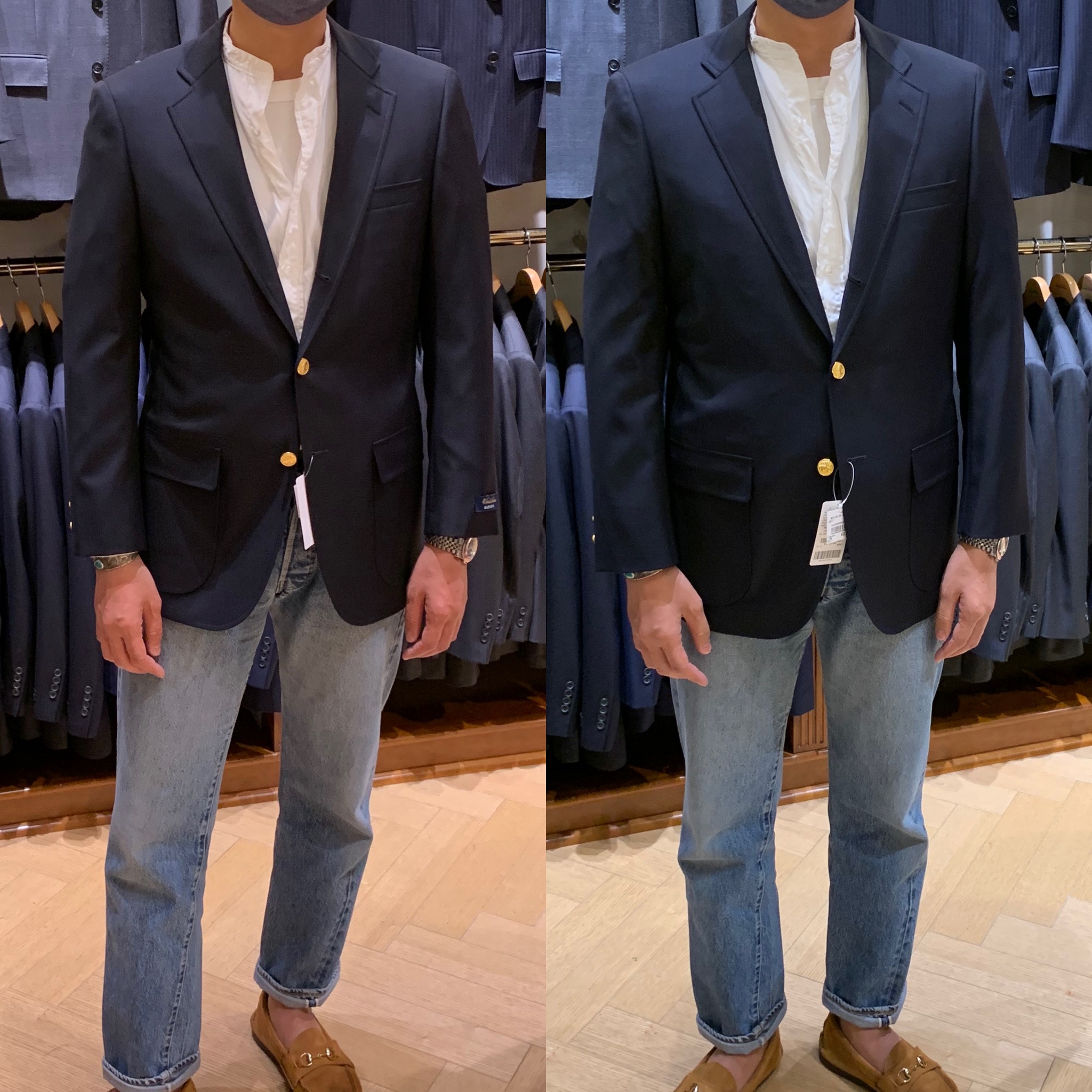 Brooks Brothers ブルックスブラザース 紺ブレ 38SHT - テーラード