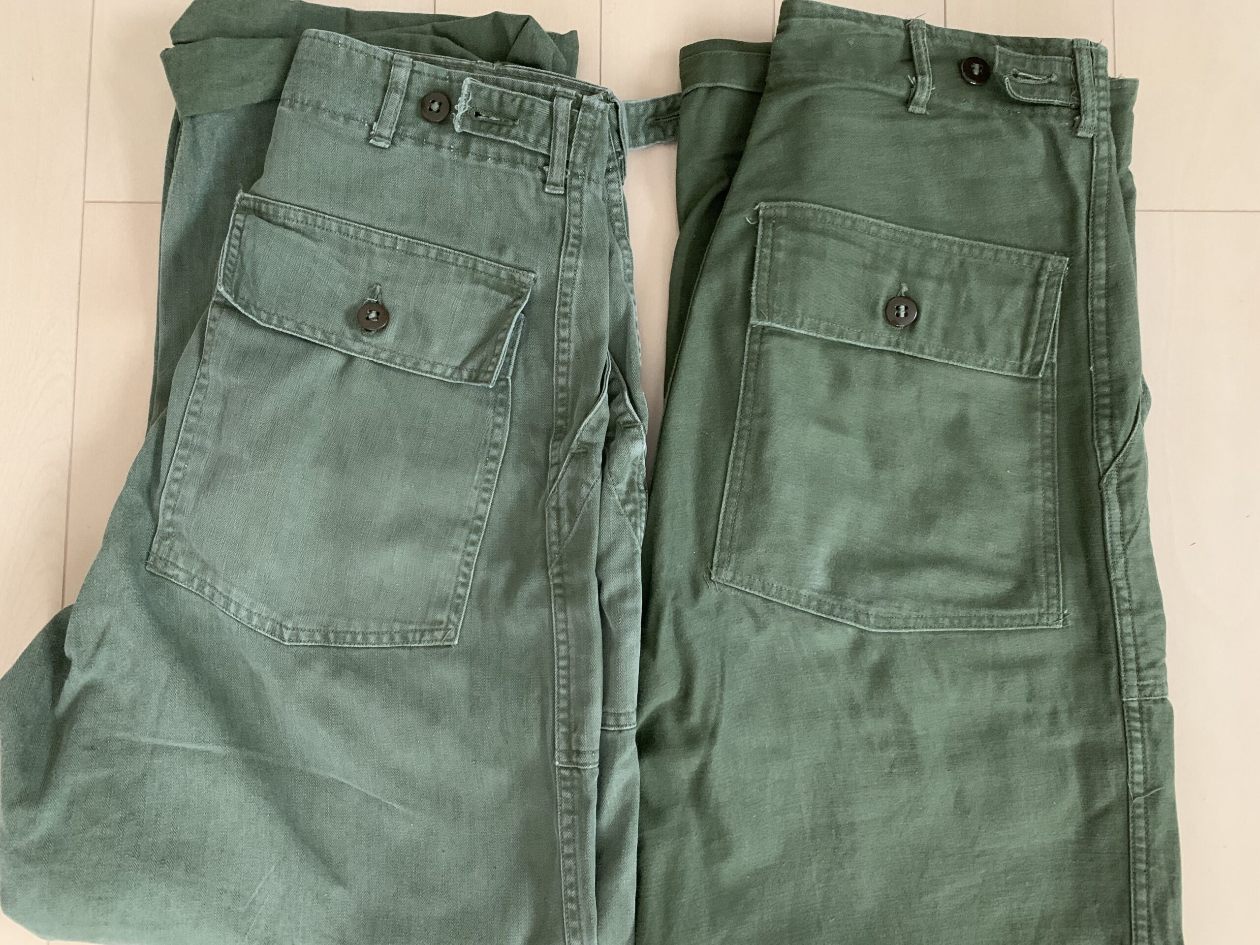 VINTAGE 米軍実物 US.ARMY ベイカーパンツ ファティーグパンツ